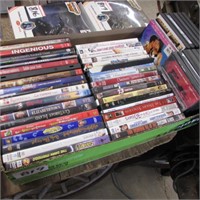 BOX OF DVDS