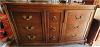 9 DRAWER DRESSER, SAID TO BE WHITE FURNITURE CO.