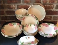 Franciscan Desert Rose Bowls, Butter Dish & More