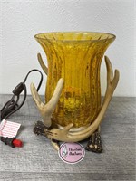 New faux antler lamp