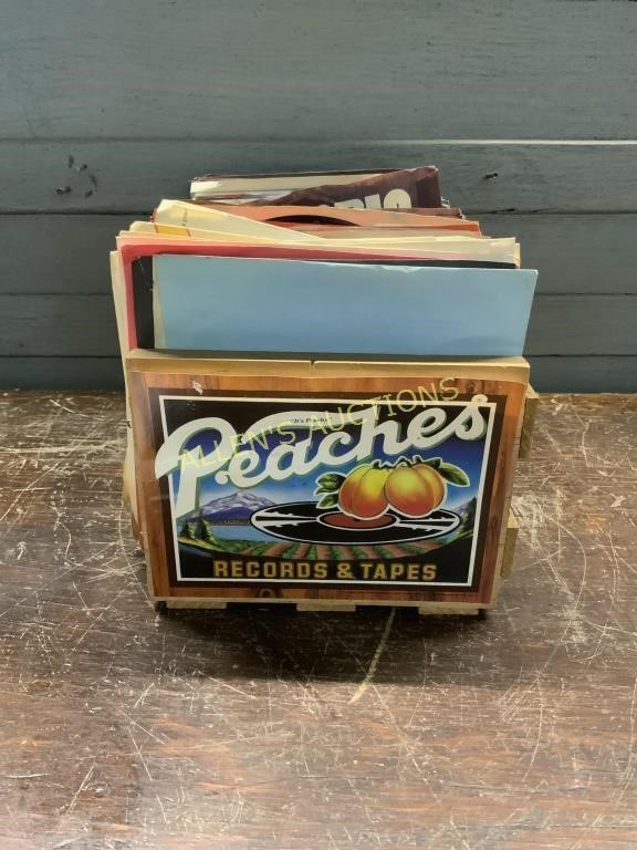 140 45'S IN PEACHES RECORD CRATE