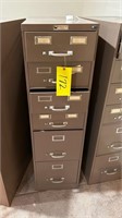 Metal 6 drawer card file & file cabinet