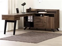 Helsy Contemporary L-shaped Workstation With