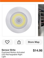 Sensor Brite Motion Activated LED Rechargeable