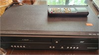Magnavox vhs,DVD player and remote