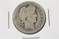 1916-D Barber Quarter