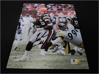 BROWNS JOSH CRIBBS SIGNED 8X10 PHOTO COA