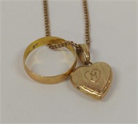 (WW) Ladies 10K Yellow Gold Vintage Necklace