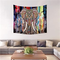 Elephant Tapestry - Multi-coloured
