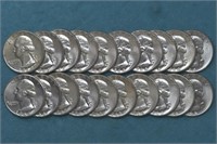 Roll of Washington Silver 90% Quarters