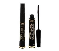 2 x L'Oreal Paris Telescopic Extra Black Mascara -