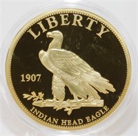 1907 One Dollar Indian Head Eagle Commemorative
