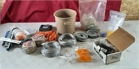 Assortment of car parts and accessories as well
