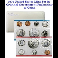 1974 Mint Set in Original Government Packaging, 13