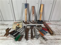 Hammers, Mallet, Wrenches, Pliers, Vise-Grips,