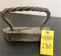 Antique Cast Sad Flat Iron 10.5"