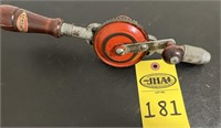 Vintage Craftsman Hand Crank Drill