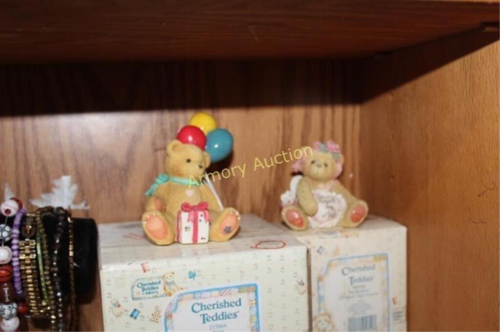 CHERISHED TEDDIES FIGURINES W/ BOXES