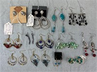 13 Sets of Costume Jewelry Earrings