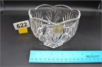 Lead crystal bowl 5" wide 4"tall