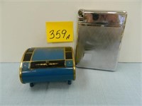 Art Deco Style Cigarette Container & Vintage