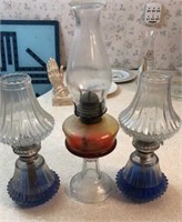 3 oil lamps