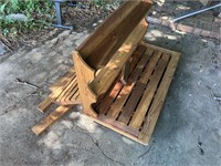 PLANTERS BENCH NEEDS SOME HARDWARE TO FINISH