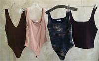 Babaton Womens Bodysuits and Knit Top 4pcs