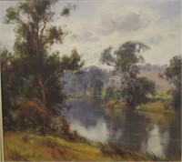 Allan Fizzell (1944-), Morning on Broughton Creek