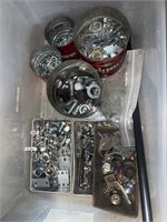 Box of hardware & tools