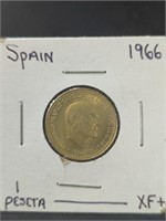 1966 Spanish coin