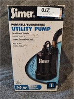 Simer Portable/ Submersible Utility Pump