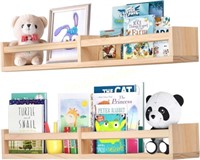 birola Nursery Shelves 32inches Set of 2 Wood