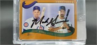 Mark Grace Autographed Baseball Card w/COA