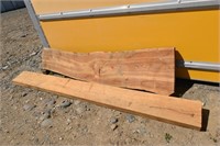2- Rough Cut Lumber Pieces
