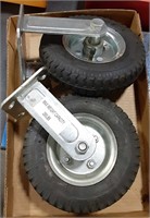 Large caster wheels