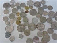 Aprox. 60 Foreign Coins