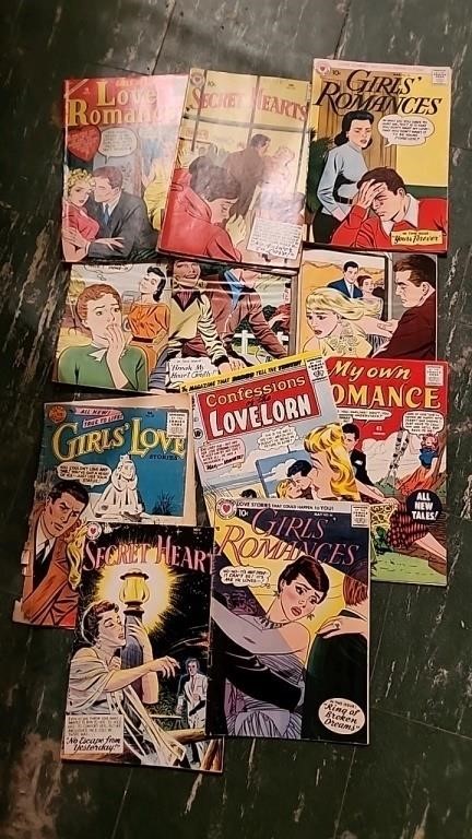 Love romance comic book lot