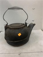 Heavy cast iron kettle