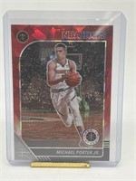 Set of Panini Prizm Michael Porter Jr. Shock Cards