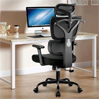 Winrise Office Chair Ergonomic Desk Chair,  (Black
