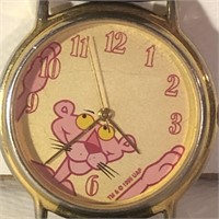 PINK PANTHER WRIST WATCH BATTERY OPERATED WORKING