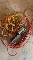 SHOP LIGHT AND EXTENSION CORDS