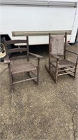 Pair of Antique Rocking Chairs