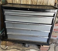 Large rolling, husky five drawer tool chest