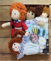 Plush Cloth Dolls incl. Annie 14"