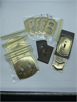 Brass Light Switch & Outlet Cover Plates (14)
