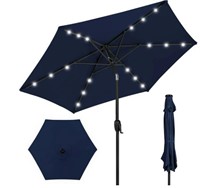 7.5ft Solar Umbrella Outdoor - Lighted Patio Umbre