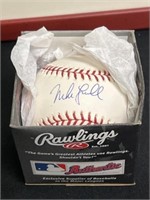 Mike Lowell Autographed Baseball- Boston Red Sox