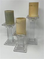 Crystal Candlesticks Candle Holders